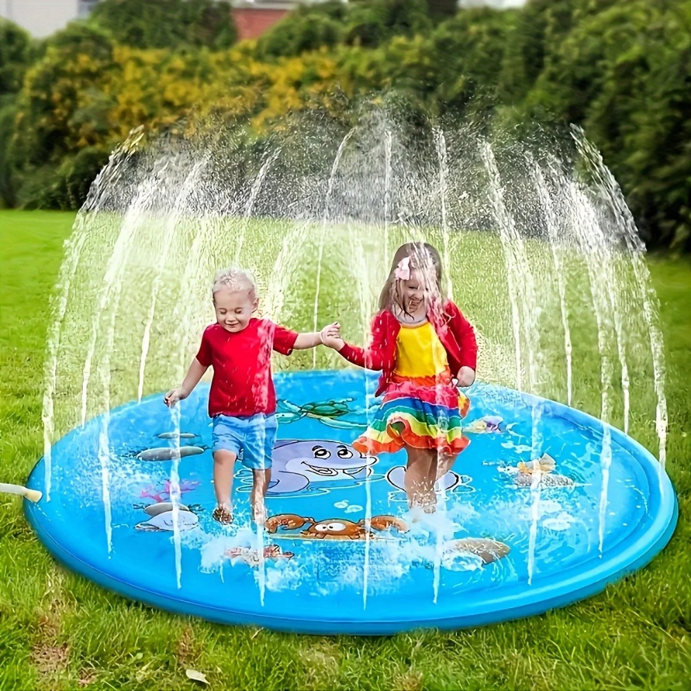 Slip Slide Water Mat - Must-Have Summer Toy! 100cm/40inch Dolphin Spray