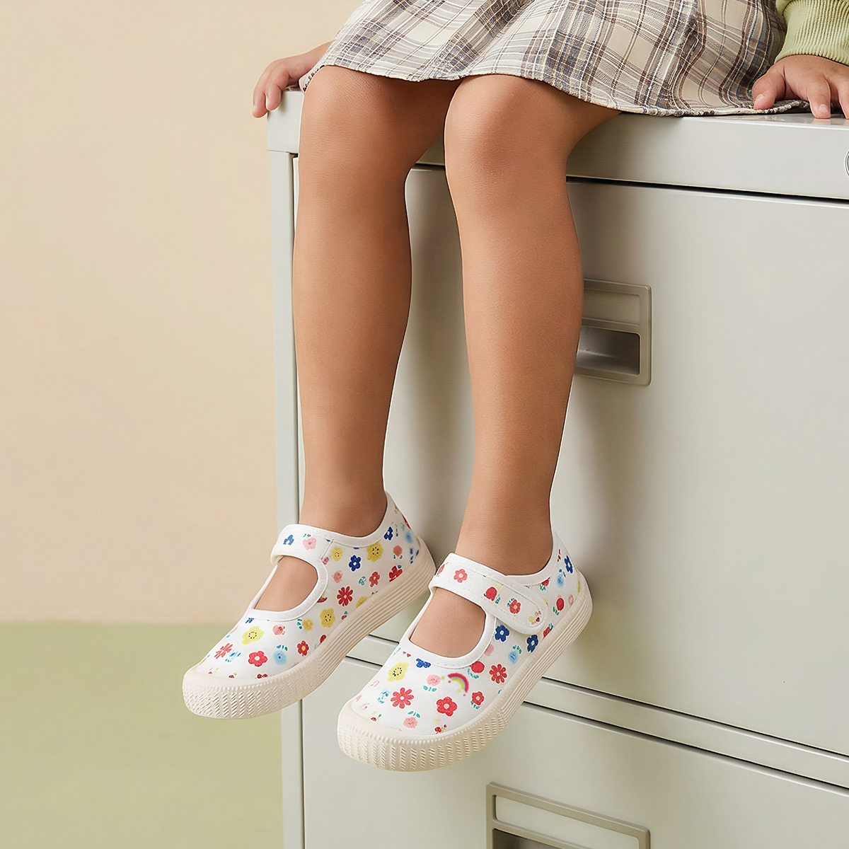 Kids Outdoor Wagon - Girls fashionable casual sports shoes spring