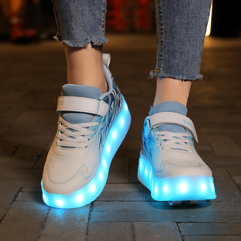 Youth Roller Shoes LED Lights  - Children'S Outdoor ulasan dan harga