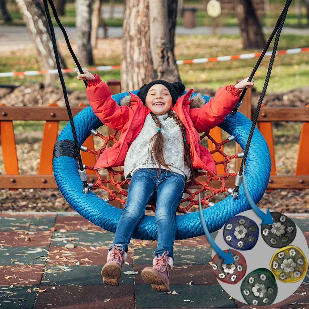 Blue/Red Playground Nest Swing - Kids Outdoor Nest Swing ulasan dan harga