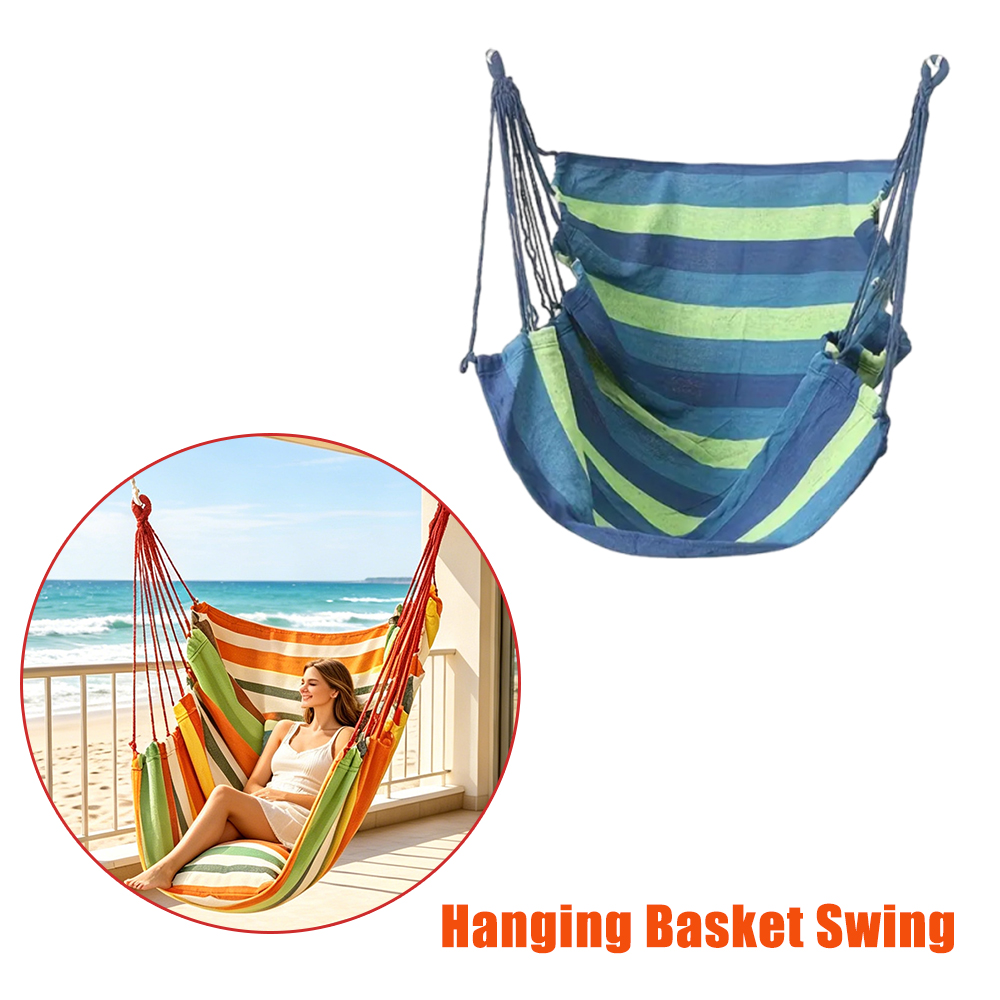 Hanging Basket Swing Chair Out - Kids Outdoor Hammock Chair ulasan dan harga