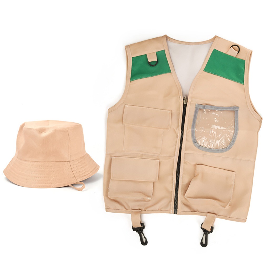 Multicolor Explorer Hat Vest D - Kids Outdoor Adventure Kit ulasan dan harga