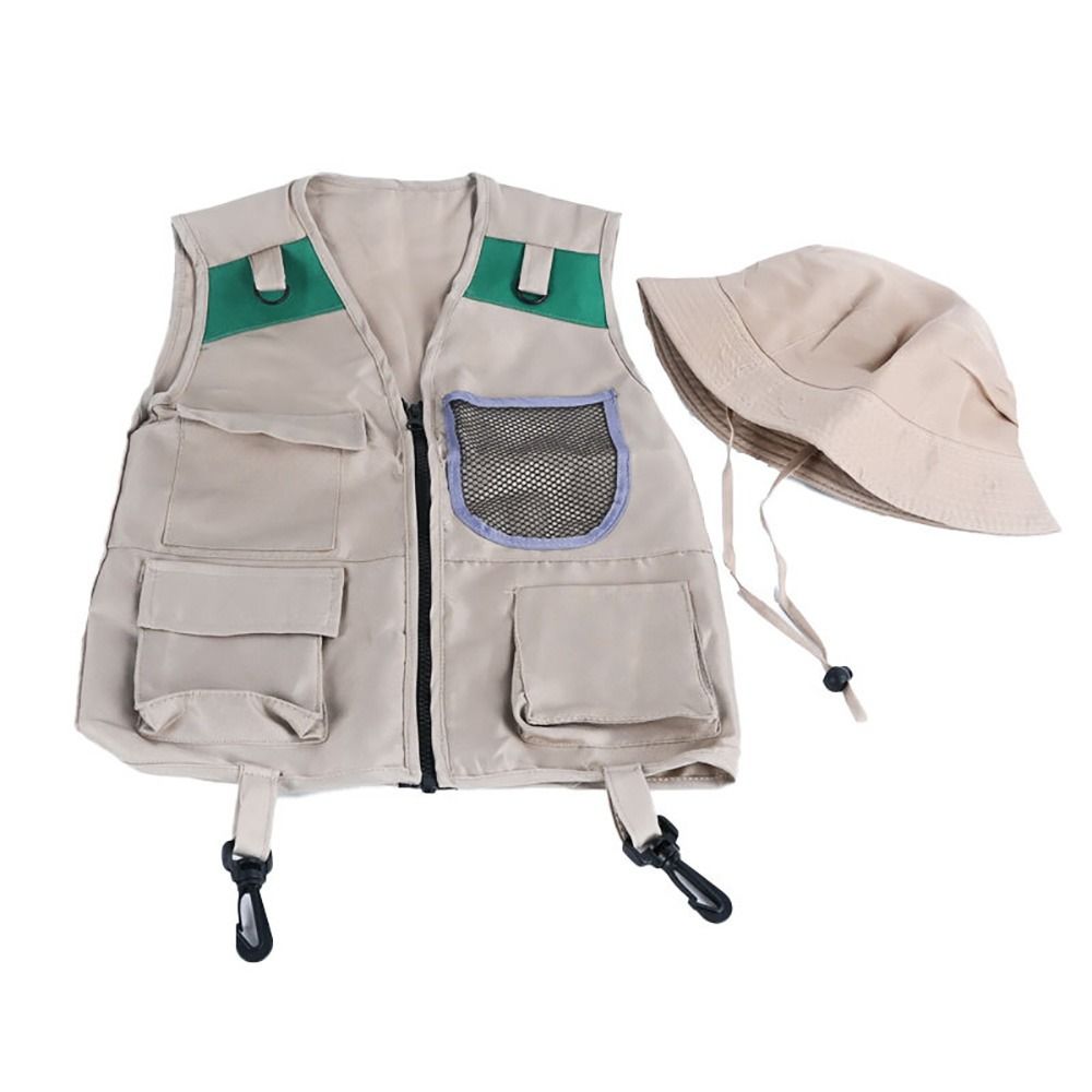 Multicolor Explorer Hat Vest D - Kids Outdoor Adventure Kit ulasan dan harga