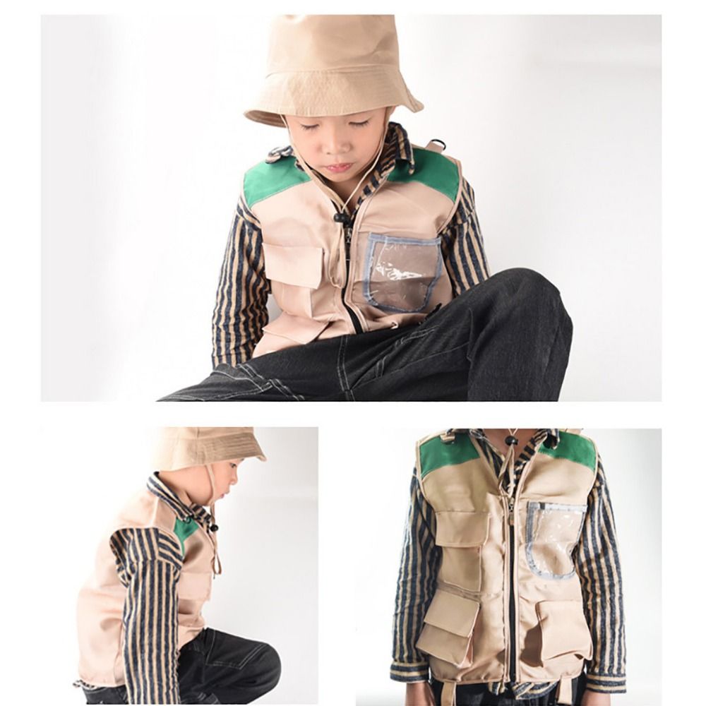 Multicolor Explorer Hat Vest D - Kids Outdoor Adventure Kit ulasan dan harga