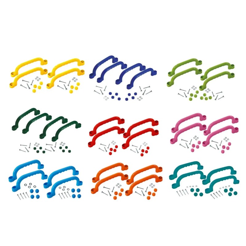 4 Pieces Climbing Frame Handle - Kids Outdoor Climbing Frame ulasan dan harga