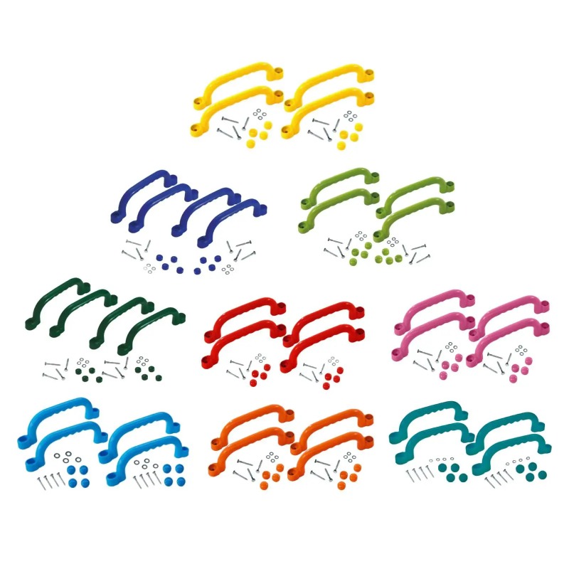4 Pieces Climbing Frame Handle - Kids Outdoor Climbing Frame ulasan dan harga