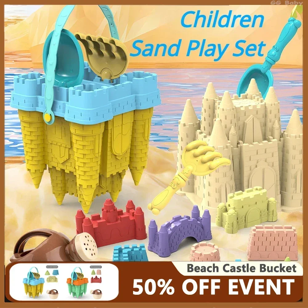 Beach Castle Bucket, Sand Scoo - Kids Outdoor Nature Play ulasan dan harga