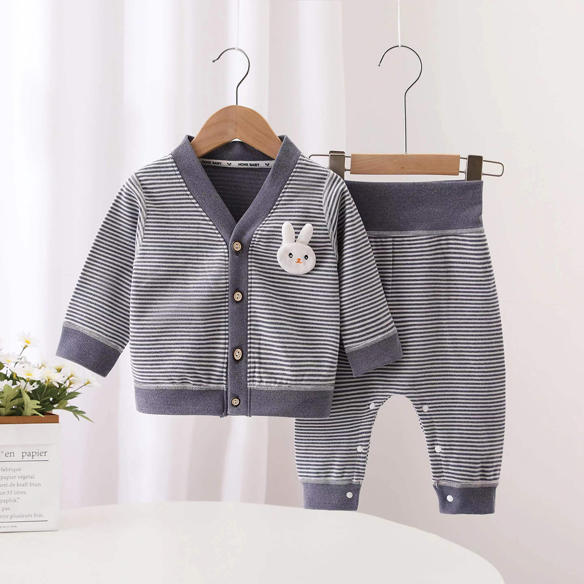 Autumn New Striped Kid 2Pcs Se - Kids Outdoor Clothing ulasan dan harga