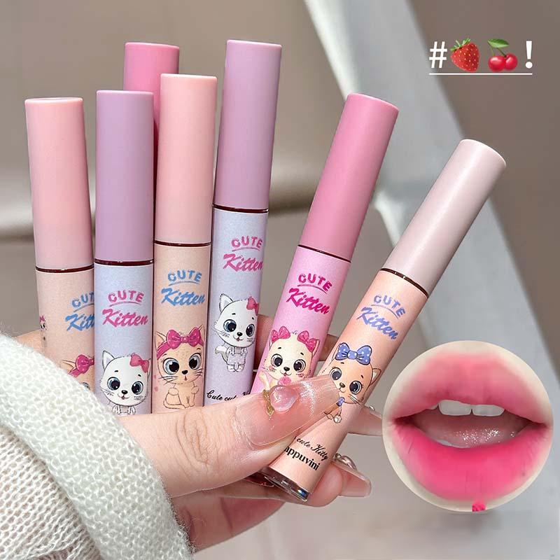 4-Pack Pink Cat Mist Lip Mud S - Muddy Puddle Suit ulasan dan harga