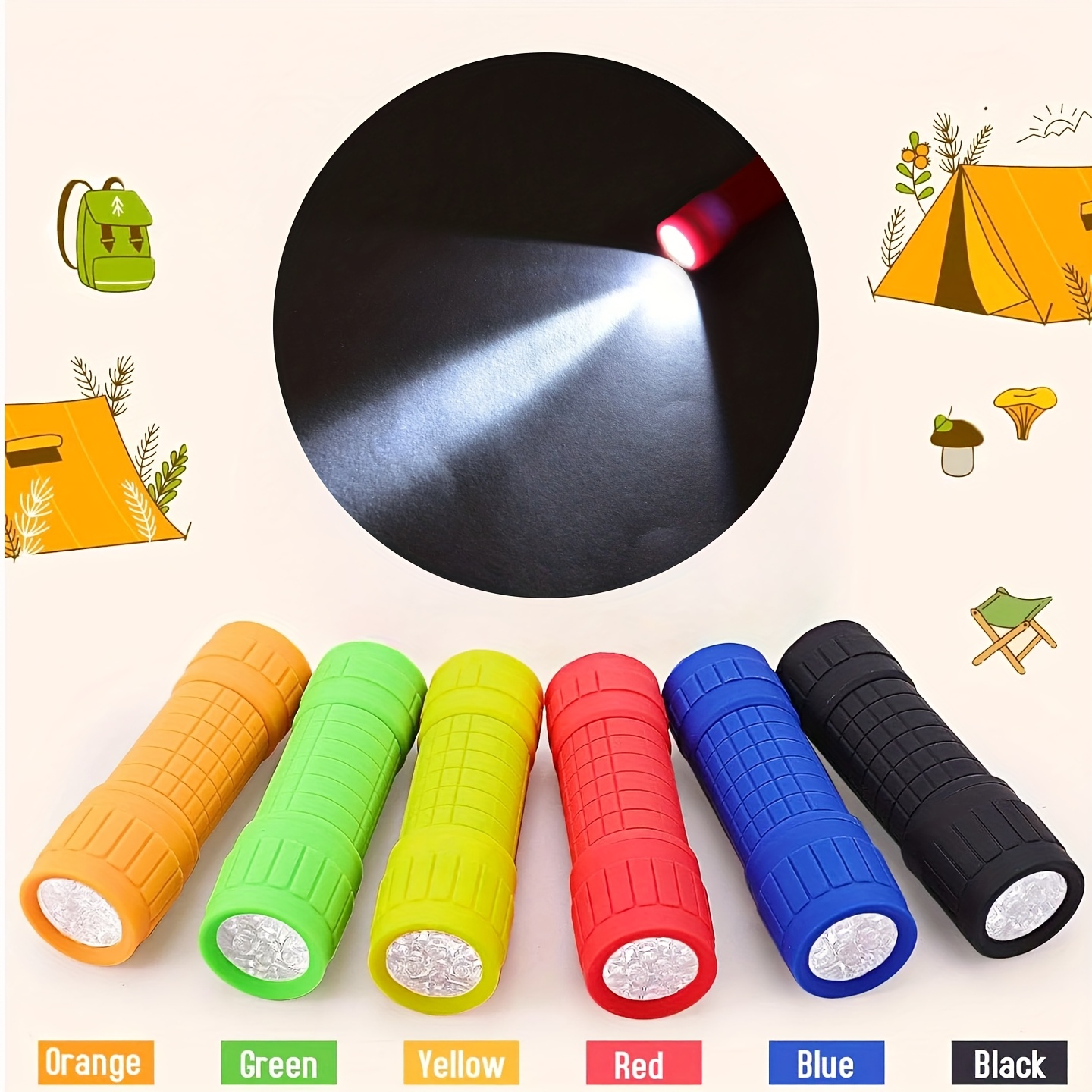 Mini Portable Flashlight Nine  - Children'S Outdoor ulasan dan harga