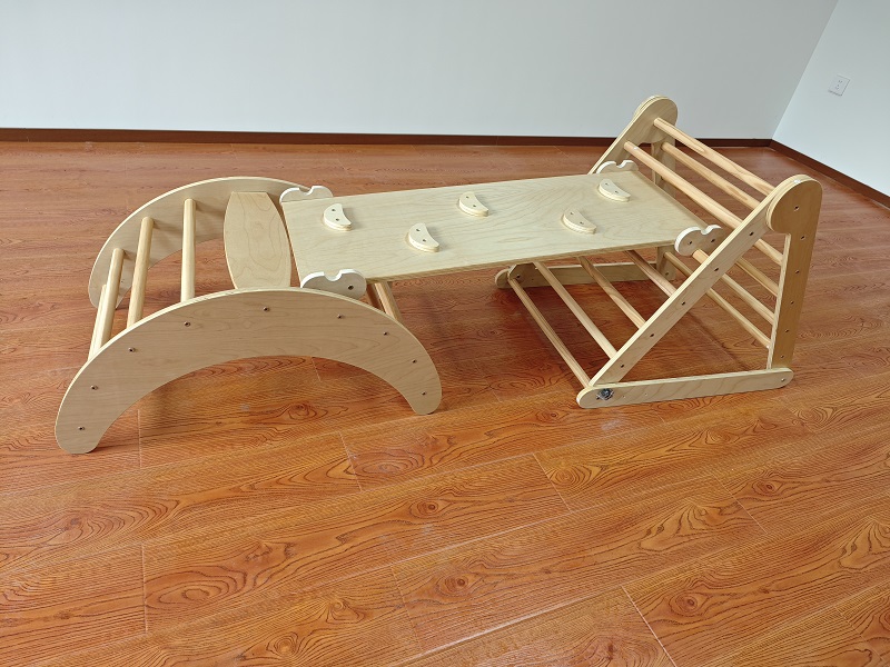 Hot Selling 3-in-1 Montessori  - Kids Outdoor Climbing Frame ulasan dan harga