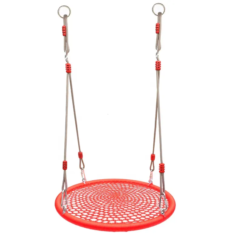 80/100cm Round Spider Web Rope - Kids Outdoor Nest Swing ulasan dan harga