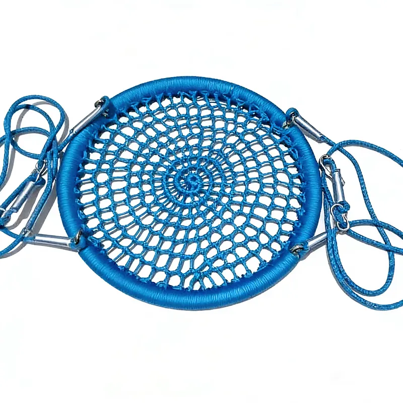 80/100cm Round Spider Web Rope - Kids Outdoor Nest Swing ulasan dan harga