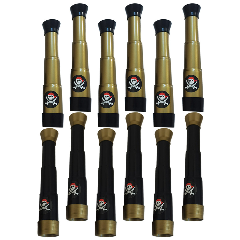 12Pcs Kids Pirate Telescope Se - Kids Outdoor Adventure Kit ulasan dan harga
