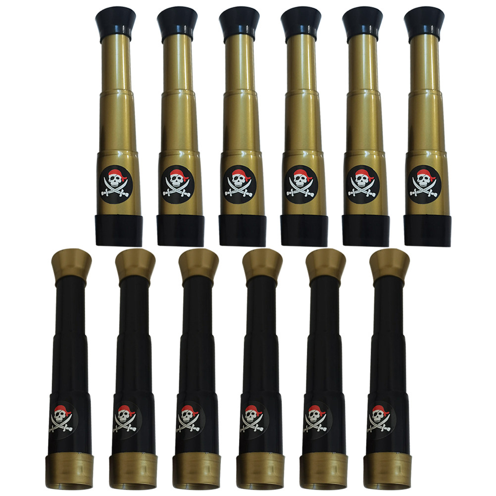 12Pcs Kids Pirate Telescope Se - Kids Outdoor Adventure Kit ulasan dan harga