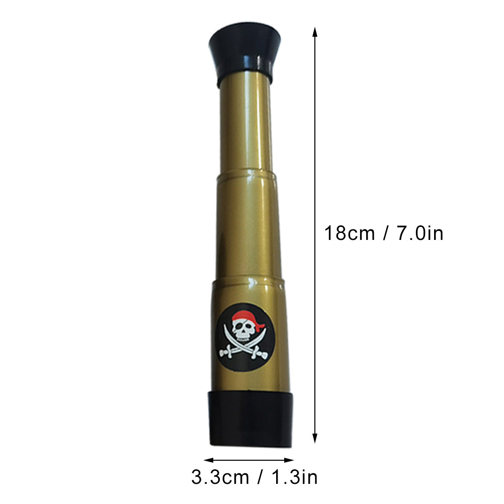 12Pcs Kids Pirate Telescope Se - Kids Outdoor Adventure Kit ulasan dan harga