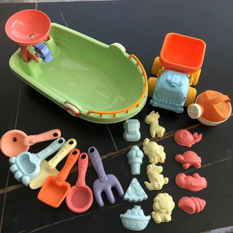 Outdoor Beach Boat Toy Set Kid - Kids Outdoor Nature Play ulasan dan harga