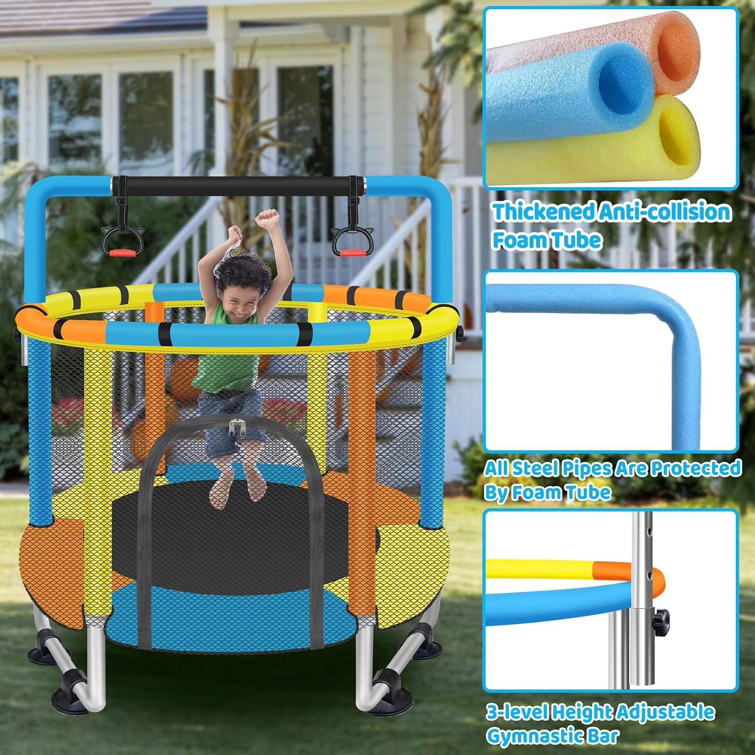 Toddler Trampoline for Kids Ag - Kids Indoor Outdoor Trampoline ulasan dan harga