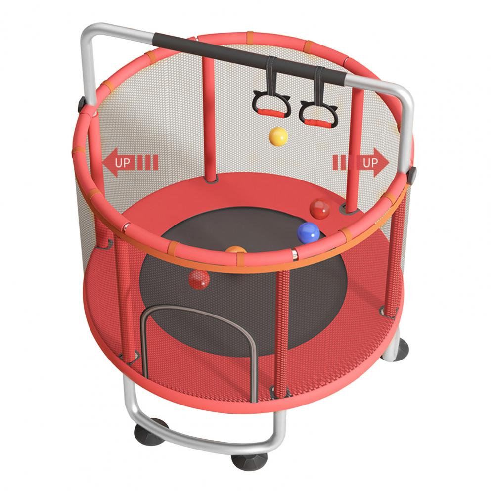 Kids Trampoline, Adjustable Ba - Kids Indoor Outdoor Trampoline ulasan dan harga