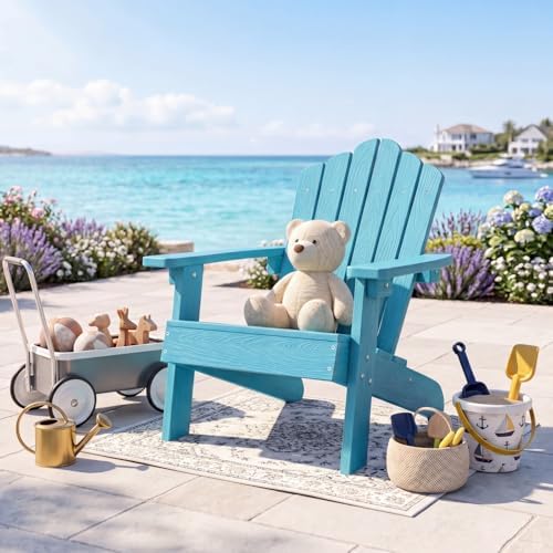 Kids Adirondack Chair, All-Wea - Kids Outdoor Adirondack Chair ulasan dan harga