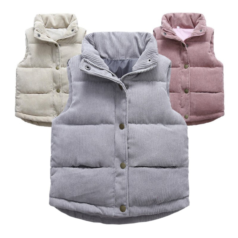 Kids Boys Girls Corduroy Vests - Kids Outdoor Clothing ulasan dan harga