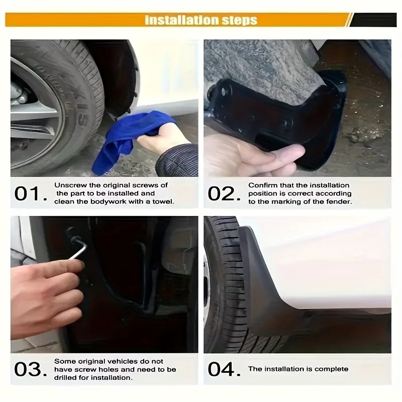 For Suzuki Jimny Mud Flaps 4-P - Muddy Puddle Suit ulasan dan harga