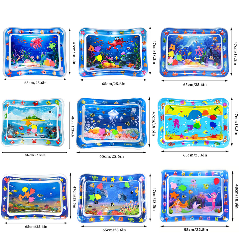 1pc Inflatable PVC Playing Mat - Slip Slide Water Mat ulasan dan harga