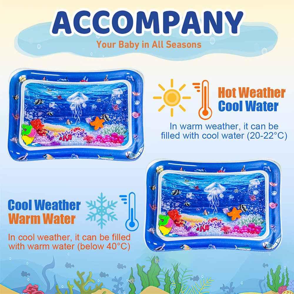 1pc Inflatable PVC Playing Mat - Slip Slide Water Mat ulasan dan harga