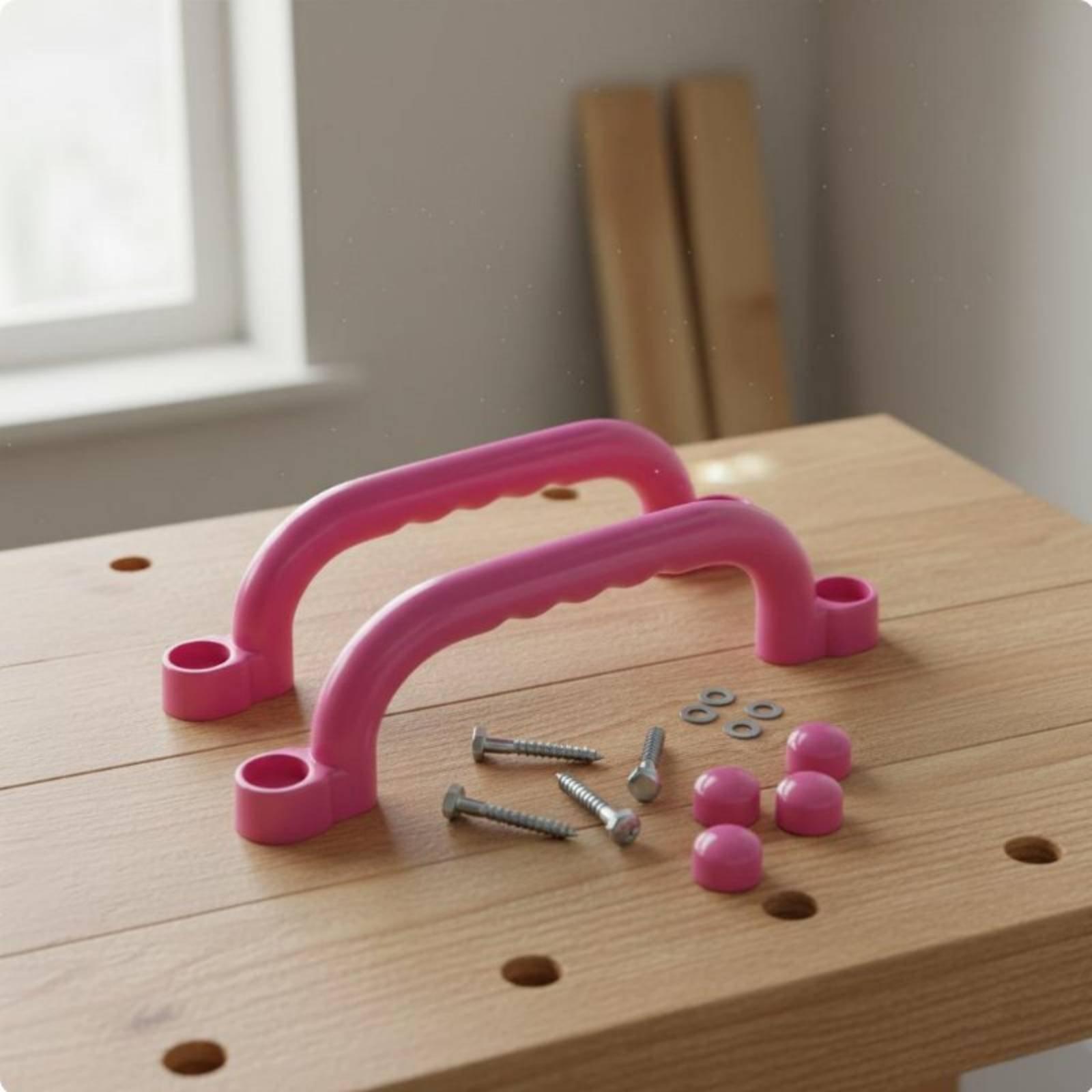 2 Pcs Climbing Frame Handles S - Kids Outdoor Climbing Frame ulasan dan harga