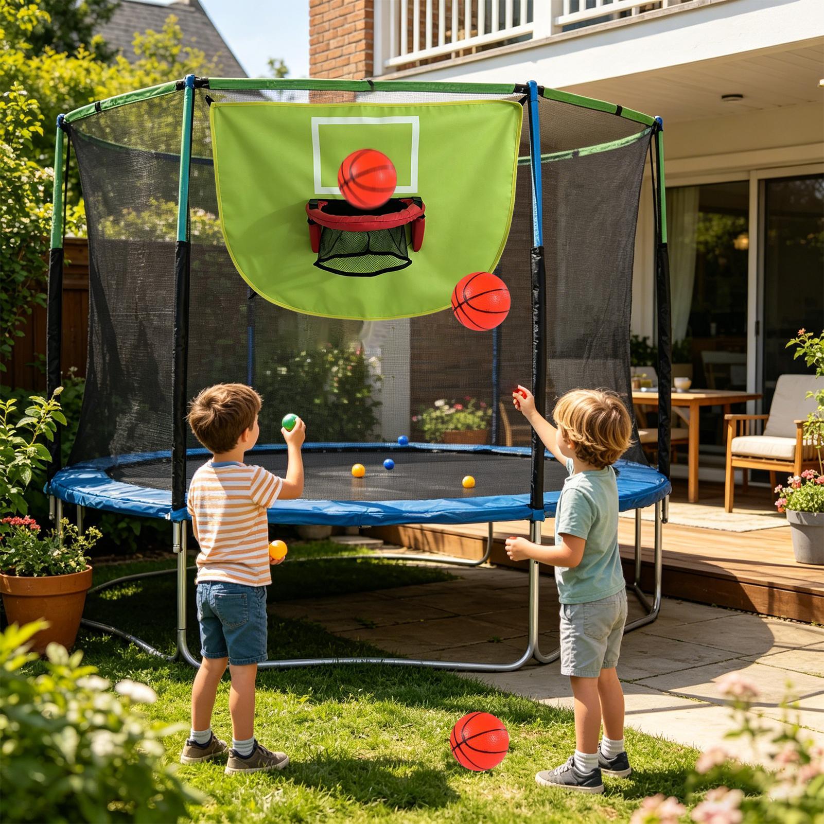 Trampoline Hoop with Pump 3 Ba - Kids Indoor Outdoor Trampoline ulasan dan harga