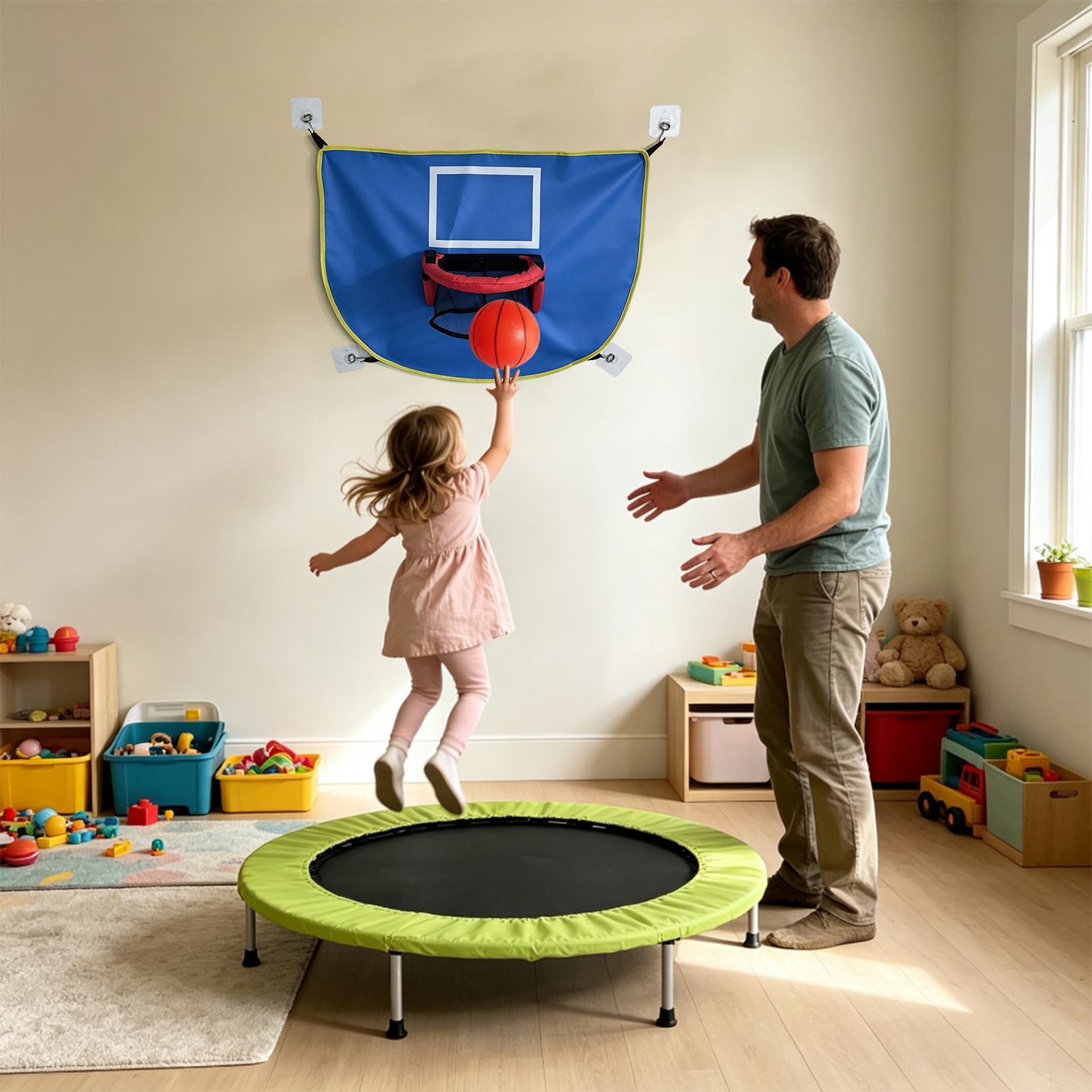 Trampoline Hoop with Pump 3 Ba - Kids Indoor Outdoor Trampoline ulasan dan harga
