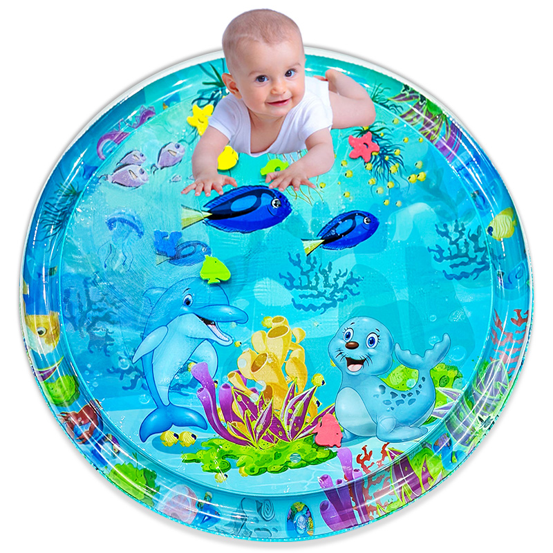 1pc 100cm Large Baby Playing W - Slip Slide Water Mat ulasan dan harga
