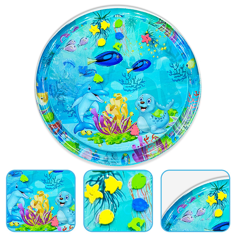 1pc 100cm Large Baby Playing W - Slip Slide Water Mat ulasan dan harga