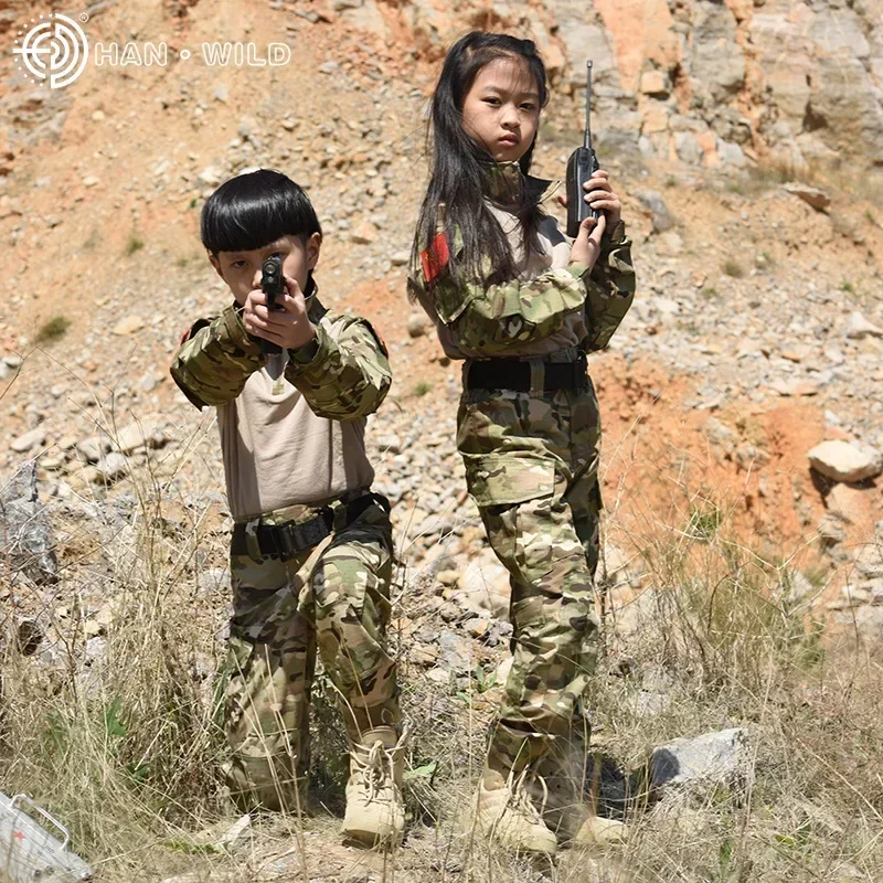 Kids Tactical Uniform Hunting  - Kids Outdoor Clothing ulasan dan harga