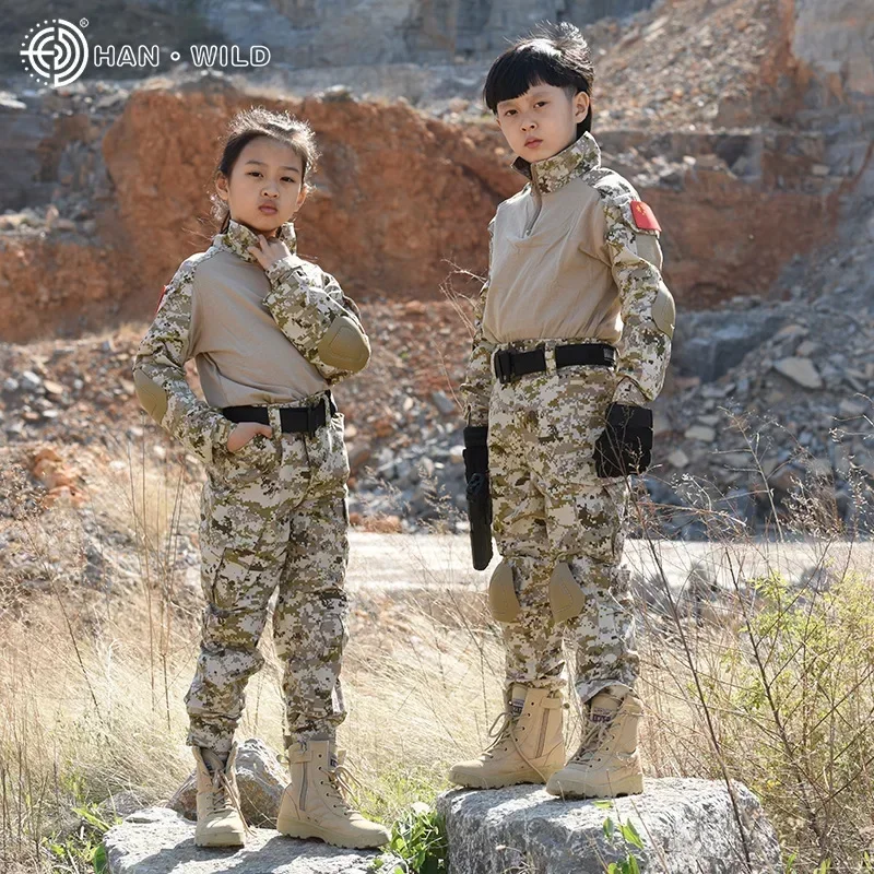 Kids Tactical Uniform Hunting  - Kids Outdoor Clothing ulasan dan harga