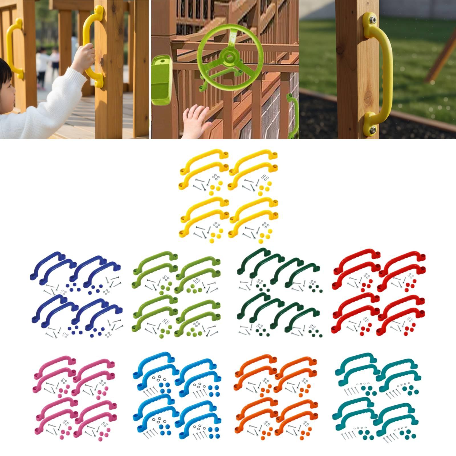8 Pieces Climbing Handles Outd - Kids Outdoor Climbing Frame ulasan dan harga
