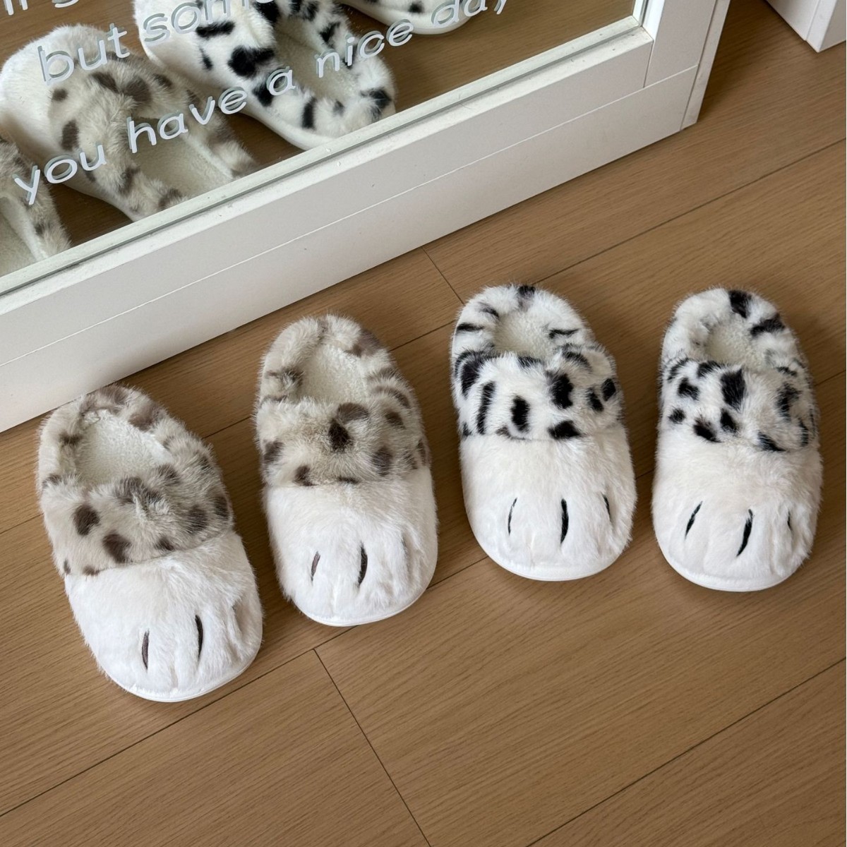 Cute Cat Paw Winter Couple Cot - Children'S Outdoor ulasan dan harga