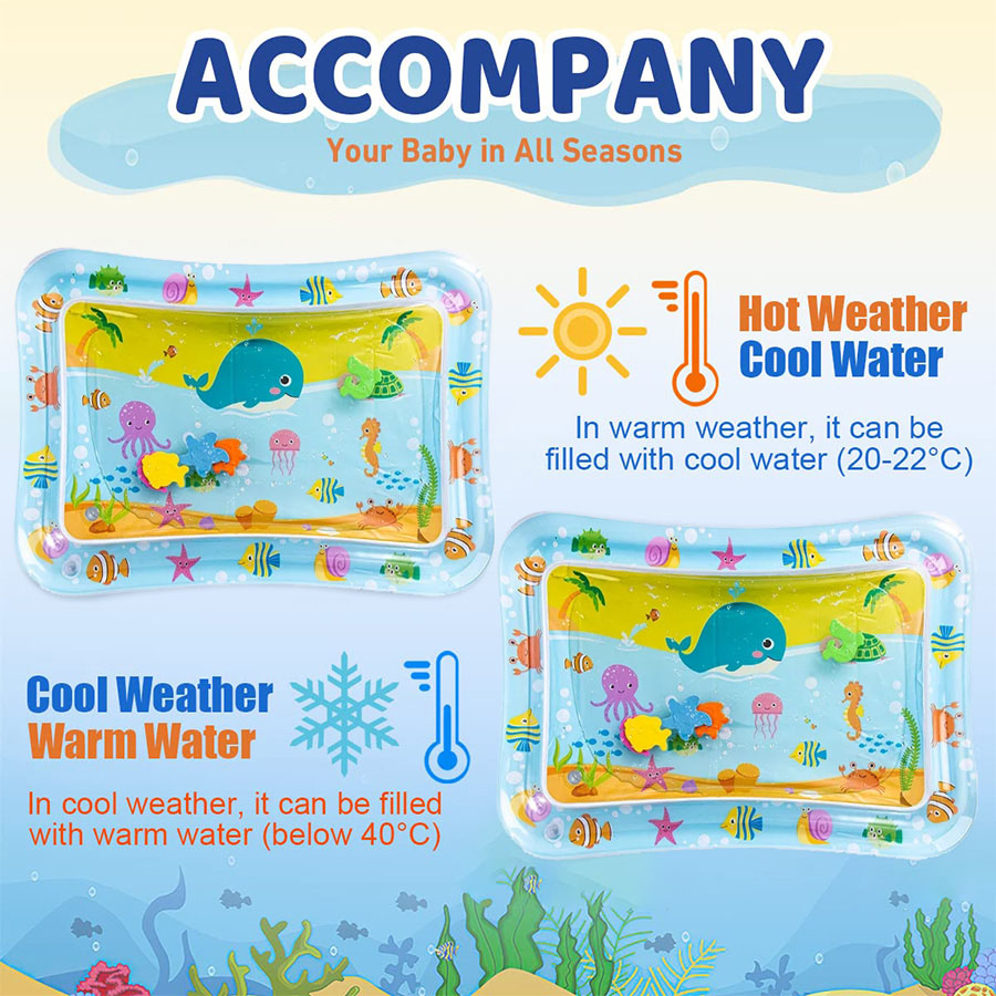 Baby Water Play Mat Inflatable - Slip Slide Water Mat ulasan dan harga