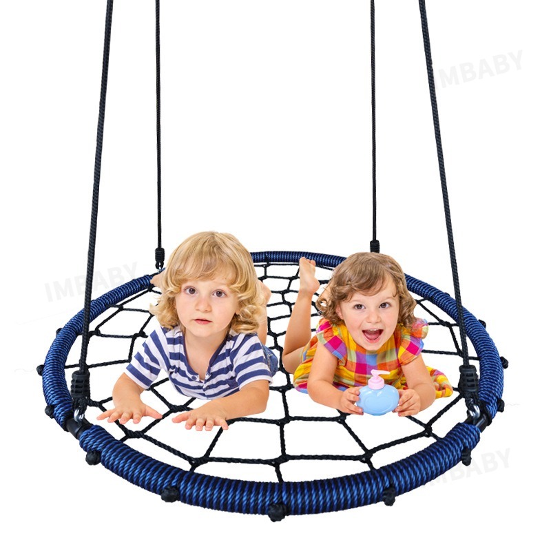 IMBABY 100cm Round Net Nest Sw - Kids Outdoor Nest Swing ulasan dan harga