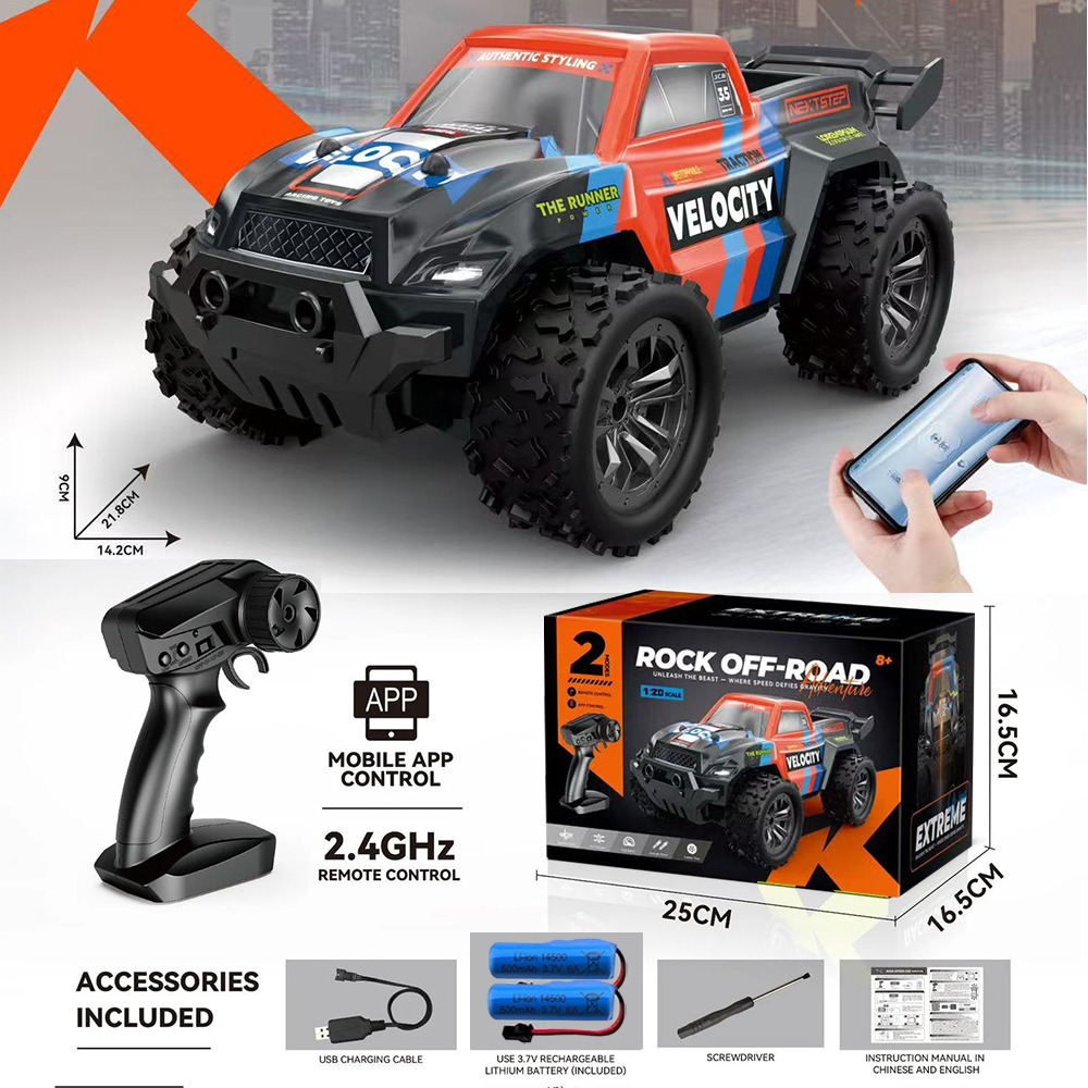 1:20 RC Pickup Monster Truck H - Kids Outdoor Dirt Toys ulasan dan harga