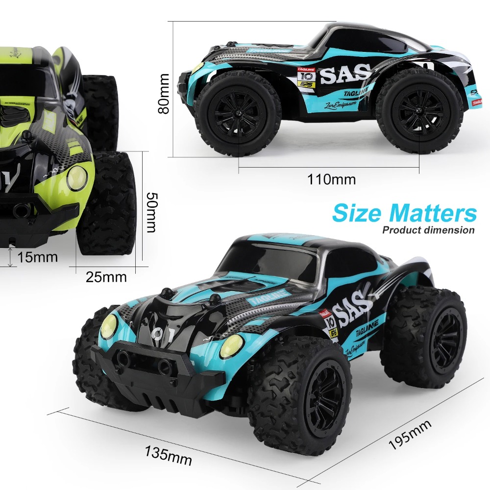 1:20 RC Pickup Monster Truck H - Kids Outdoor Dirt Toys ulasan dan harga