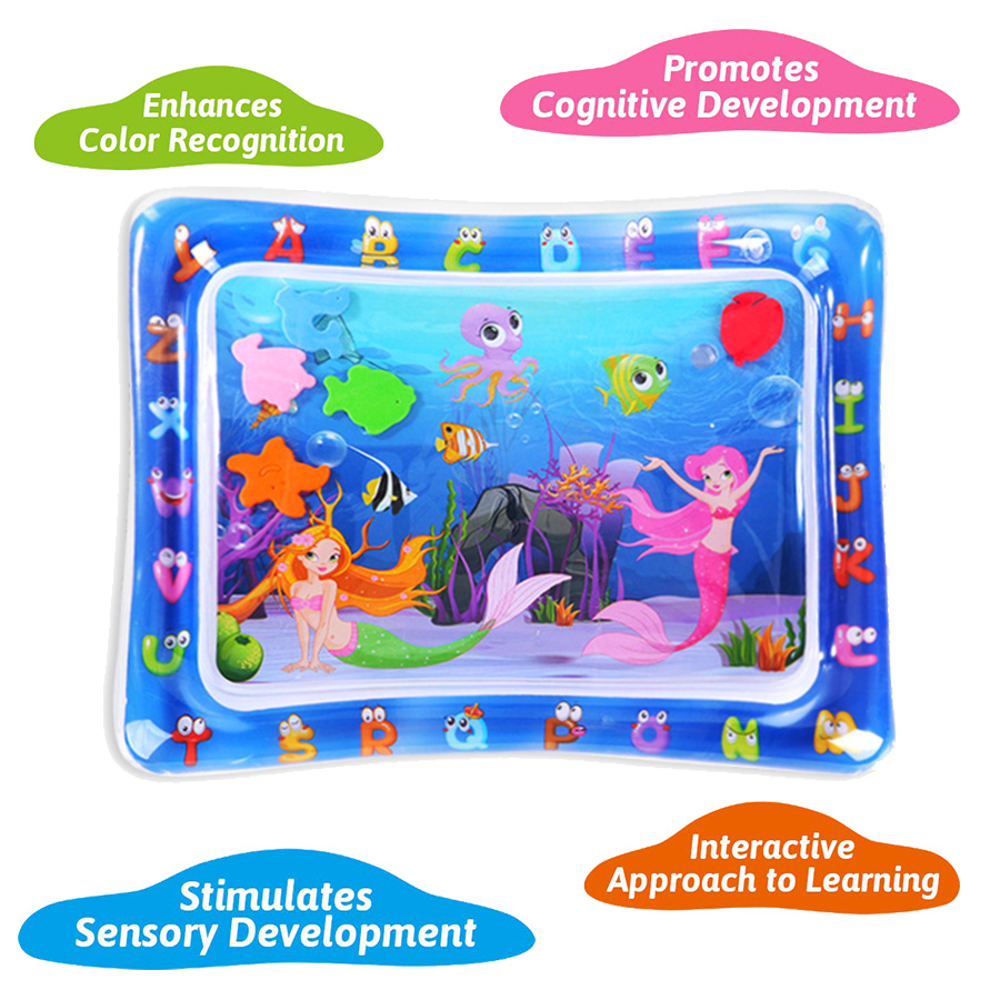 Baby Water Play Mat Inflatable - Slip Slide Water Mat ulasan dan harga