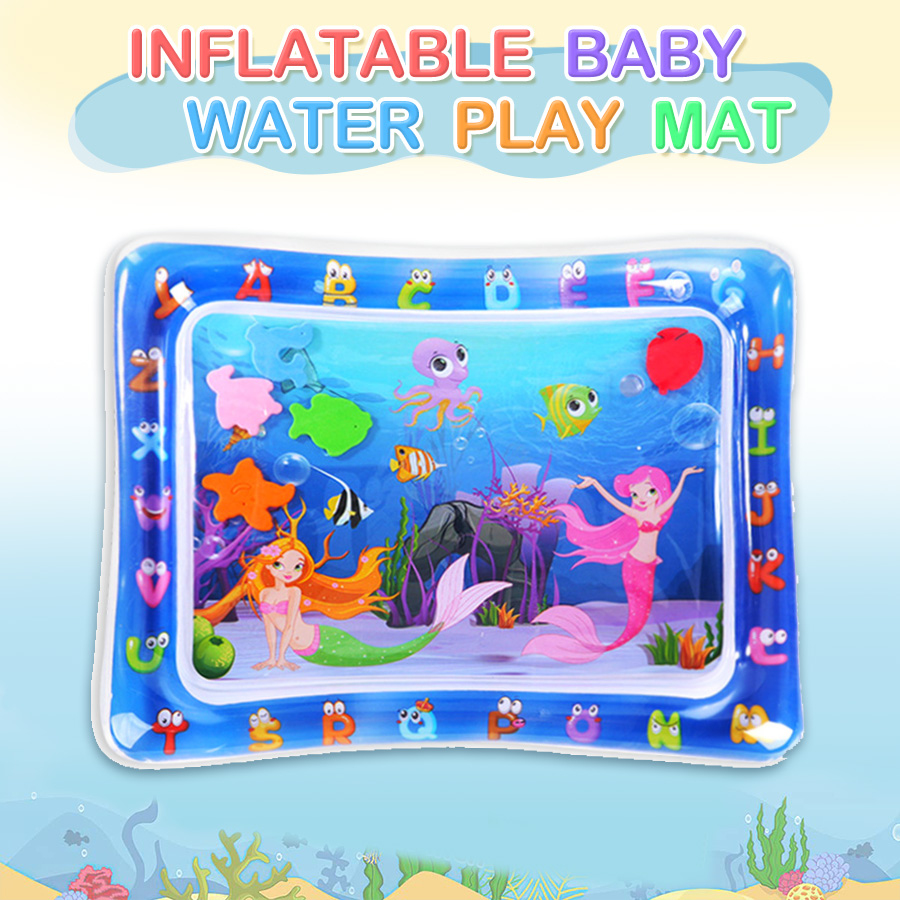 Baby Water Play Mat Inflatable - Slip Slide Water Mat ulasan dan harga