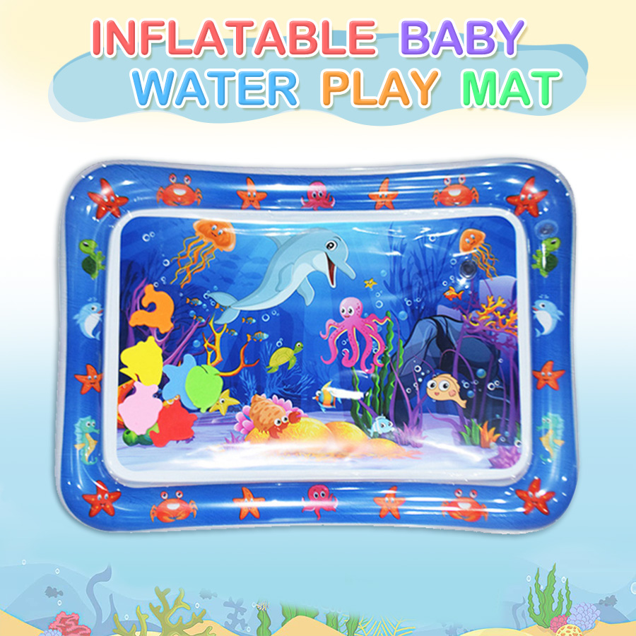 Baby Water Play Mat Inflatable - Slip Slide Water Mat ulasan dan harga