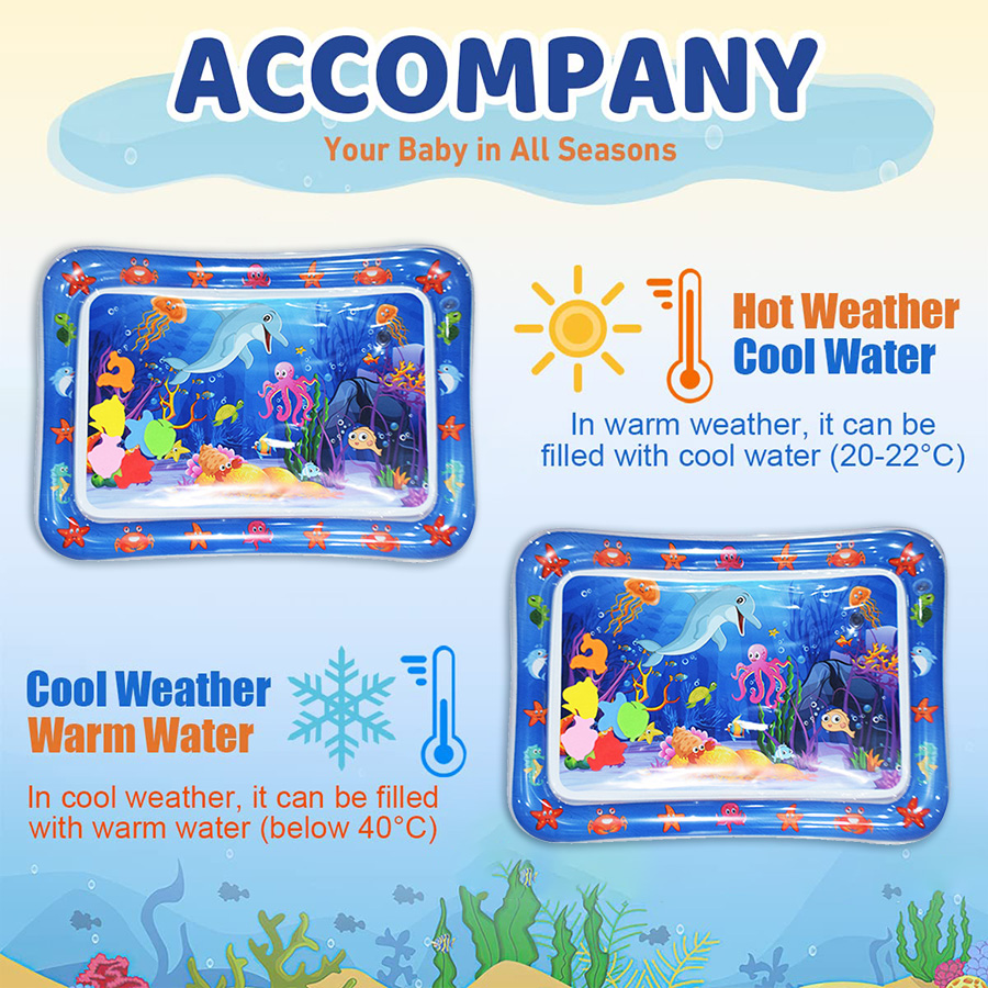 Baby Water Play Mat Inflatable - Slip Slide Water Mat ulasan dan harga