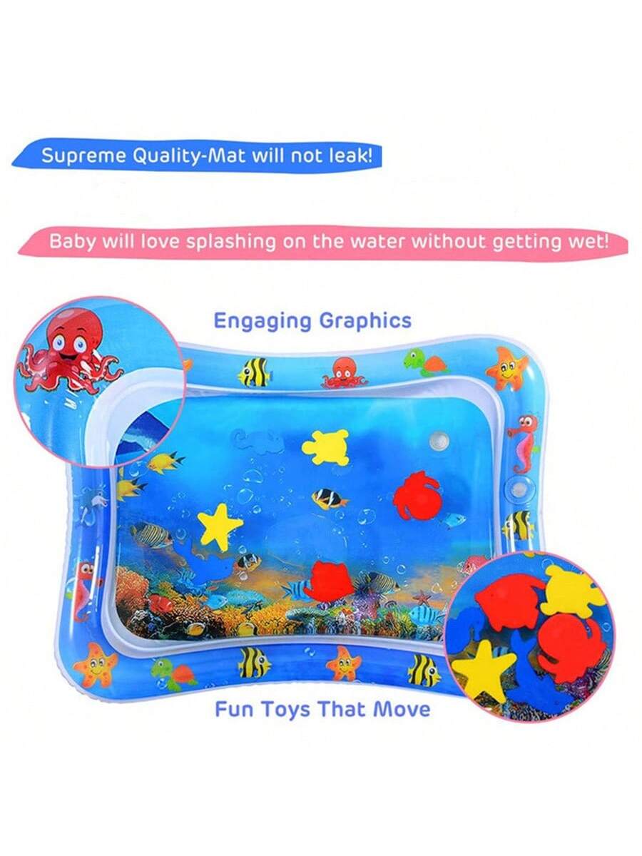 Baby Water Play Mat Inflatable - Slip Slide Water Mat ulasan dan harga